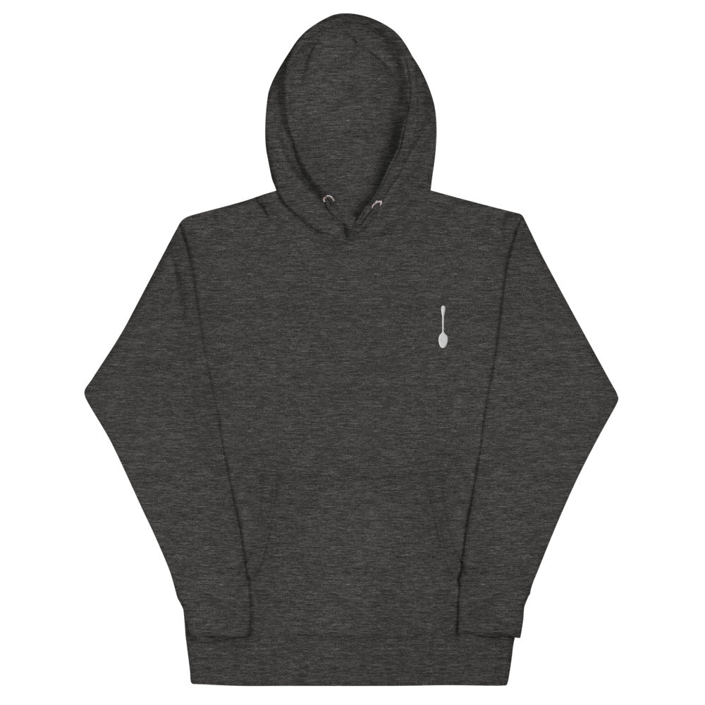 simple spoon hoodie.