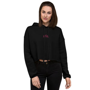 stir cropped hoodie.