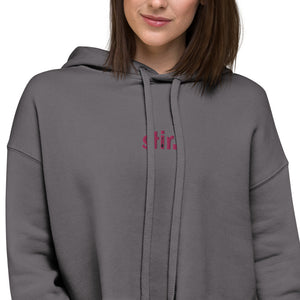 stir cropped hoodie.